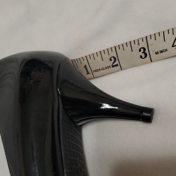 TAHARI Open toe high heel Shoes 7 black - Picture 5 of 5